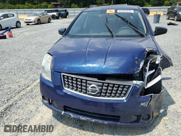 2010 Nissan Sentra S with VIN 3N1AB6AP5AL678599, listed as a Copart auction lot 62484895 with Not provided miles and Salvage title. Bid and sale history available at DreamBid. Image 5.