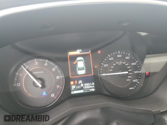 2023 Subaru Crosstrek Premium with VIN JF2GTAEC6P8201381, listed as a Copart auction lot 55226315 with 15,524 mi miles and Salvage title. Bid and sale history available at DreamBid. Image 9.