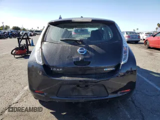 2015 Nissan LEAF SV with VIN 1N4AZ0CPXFC334701, listed as a Copart auction lot 41780655 with 66,335 mi miles and Salvage Title. Bid and sale history available at carsss.com. Image 6.