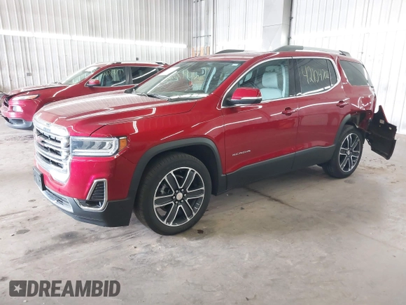 2023 GMC Acadia SLT with VIN 1GKKNULS2PZ220880, listed as a IAAI auction lot 42104702 with 33,536 mi miles and . Bid and sale history available at DreamBid. Image 18.