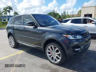 2016 Land Rover Range Rover Sport Dynamic with VIN SALWR2EF5GA594400, listed as a IAAI auction lot 42573264 with 59,209 mi miles and . Bid and sale history available at DreamBid. Image 1.