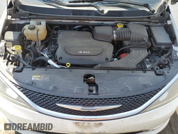 2017 Chrysler Pacifica Touring L with VIN 2C4RC1BG8HR526778, listed as a Copart auction lot 55334255 with 241,302 mi miles and Salvage Title. Bid and sale history available at DreamBid. Image 12.