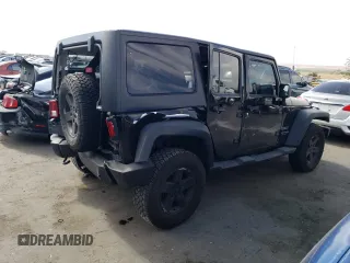 2018 Jeep Wrangler JK Unlimited Sport S with VIN 1C4BJWDG9JL812395, listed as a Copart auction lot 76397134 with 64,866 mi miles and Salvage Title. Bid and sale history available at carsss.com. Image 3.