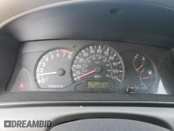 2003 Toyota Corolla CE with VIN JTDBR32E530014764, listed as a Copart auction lot 55143985 with 155,812 mi miles and Clean Title. Bid and sale history available at DreamBid. Image 9.