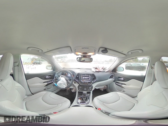 2019 Jeep Cherokee with VIN 1C4PJLJX3KD381640, listed as a Copart auction lot 42463593 with 28,310 mi miles and . Bid and sale history available at DreamBid. Image 14.