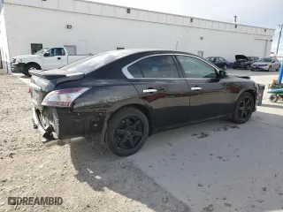 2012 Nissan Maxima 3.5 S with VIN 1N4AA5AP9CC805952, listed as a Copart auction lot 47023235 with 186,220 mi miles and Salvage Title. Bid and sale history available at carsss.com. Image 3.