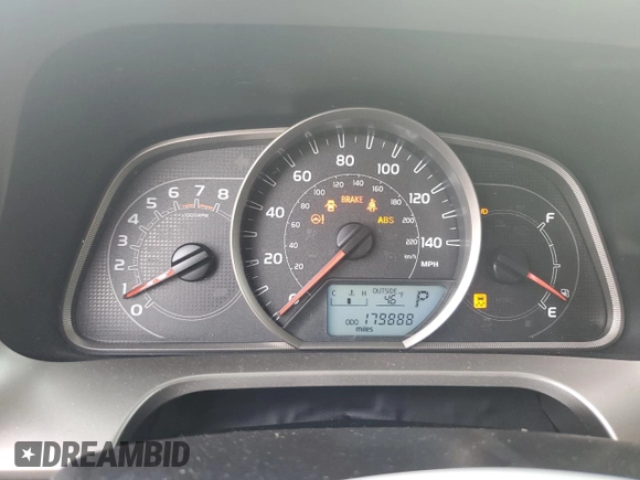 2013 Toyota RAV4 XLE with VIN JTMRFREVXDD003310, listed as a Copart auction lot 46533495 with 179,888 mi miles and Salvage Title. Bid and sale history available at carsss.com. Image 9.