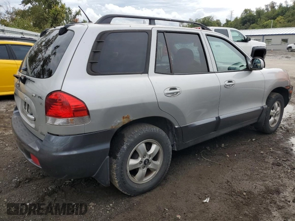 2005 Hyundai Santa Fe GLS with VIN KM8SC73D25U931019, listed as a Copart auction lot 72907894 with 246,060 mi miles and Salvage Title. Bid and sale history available at carsss.com. Image 3.