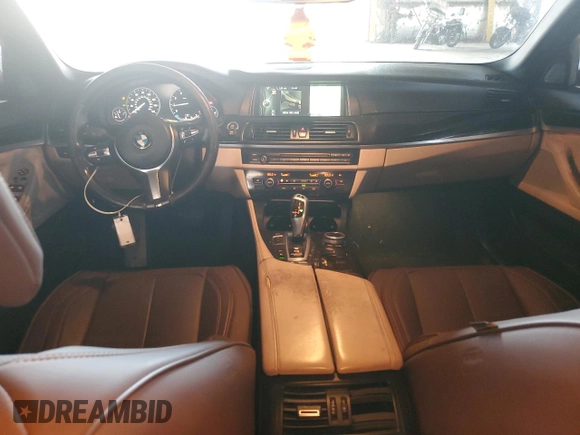 2014 BMW 5 Series 528i with VIN WBA5A5C5XED505208, listed as a Copart auction lot 54555285 with 151,145 mi miles and Clean Title. Bid and sale history available at DreamBid. Image 8.