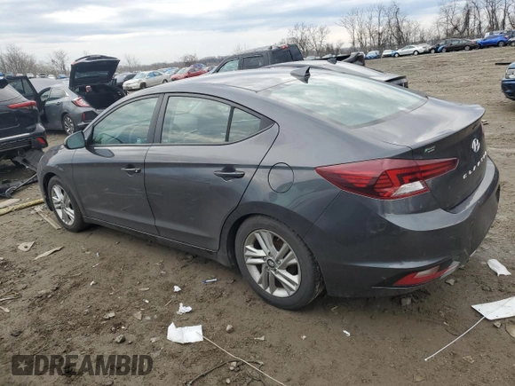 2020 Hyundai Elantra SEL with VIN 5NPD84LF9LH628891, listed as a Copart auction lot 46587595 with 88,655 mi miles and Salvage Title. Bid and sale history available at DreamBid. Image 2.