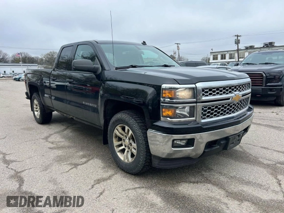 2014 Chevrolet Silverado 1500 LT with VIN 1GCVKREH1EZ169899, listed as a Copart auction lot 54373195 with 127,489 mi miles and Clean Title. Bid and sale history available at carsss.com. Image 1.