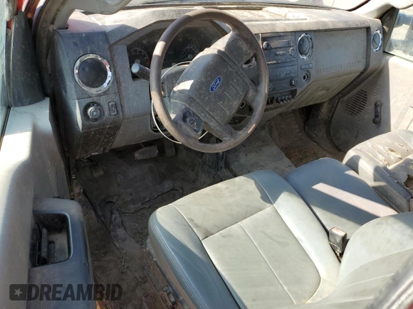 2015 Ford F-350 XL with VIN 1FTRF3B65FEA48534, listed as a Copart auction lot 68135964 with 204,110 mi miles and Salvage title. Bid and sale history available at DreamBid. Image 8.