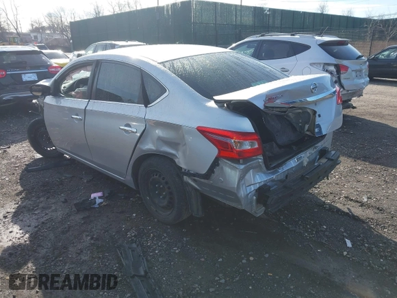 2017 Nissan Sentra S with VIN 3N1AB7AP6HY240645, listed as a IAAI auction lot 41863311 with 99,141 mi miles. Bid and sale history available at carsss.com. Image 3.