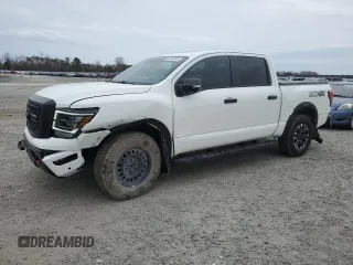 2023 Nissan Titan Pro-4X с VIN 1N6AA1EDXPN109806, выставлен на аукционе Copart как лот 48144535 с пробегом 51 713 миль миль и Списание • Salvage title. История ставок и продаж доступна на DreamBid. Изображение 1.