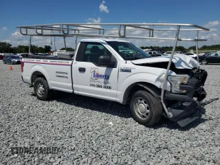 2017 Ford F-150 XL with VIN 1FTMF1C89HKE53850, listed as a Copart auction lot 50959155 with 166,647 mi miles and Salvage Title. Bid and sale history available at carsss.com. Image 4.