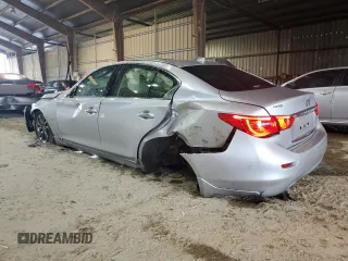 2017 Infiniti Q50 Signature Edition with VIN JN1EV7AP4HM738659, listed as a Copart auction lot 63896853 with 71,918 mi miles and Salvage title. Bid and sale history available at DreamBid. Image 2.