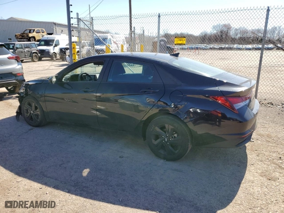 2023 Hyundai Elantra SEL with VIN KMHLM4AG0PU522971, listed as a Copart auction lot 50524025 with 21,760 mi miles and Salvage Title. Bid and sale history available at carsss.com. Image 2.