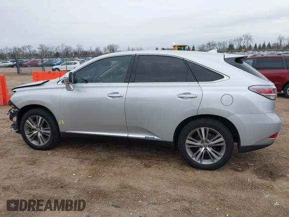 2015 Lexus RX 450h with VIN 2T2ZB1BA1FC001679, listed as a IAAI auction lot 41900991 with 135,828 mi miles and . Bid and sale history available at DreamBid. Image 14.