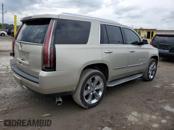 2015 Cadillac Escalade z VIN 1GYS4AKJ1FR100437, wystawiony jako Copart lot #52559965 z przebiegiem 51 627 mil mil oraz Tytuł czysty. Historia ofert i sprzedaży dostępna na DreamBid. Obrazek 3.