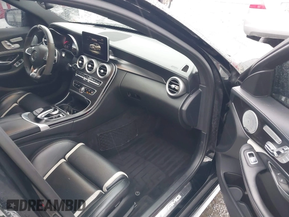2016 Mercedes-Benz C 63 S AMG with VIN 55SWF8HB8GU118742, listed as a IAAI auction lot 41080786 with 128,170 mi miles and . Bid and sale history available at DreamBid. Image 5.
