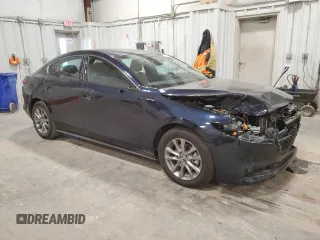 2024 Mazda 3 S with VIN 3MZBPAAM7RM416873, listed as a Copart auction lot 78707464 with 9,443 mi miles and Salvage Title. Bid and sale history available at DreamBid. Image 4.