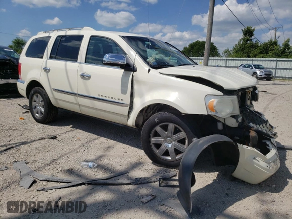2009 Chrysler Aspen Limited with VIN 1A8HW58PX9F713216, listed as a Copart auction lot 63019004 with 156,909 mi miles and Salvage Title. Bid and sale history available at DreamBid. Image 4.