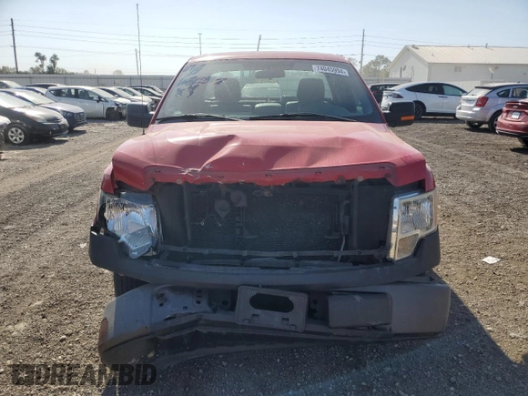 2009 Ford F-150 XL with VIN 1FTRF12879KB32799, listed as a Copart auction lot 74045994 with 131,922 mi miles and Salvage Title. Bid and sale history available at carsss.com. Image 5.