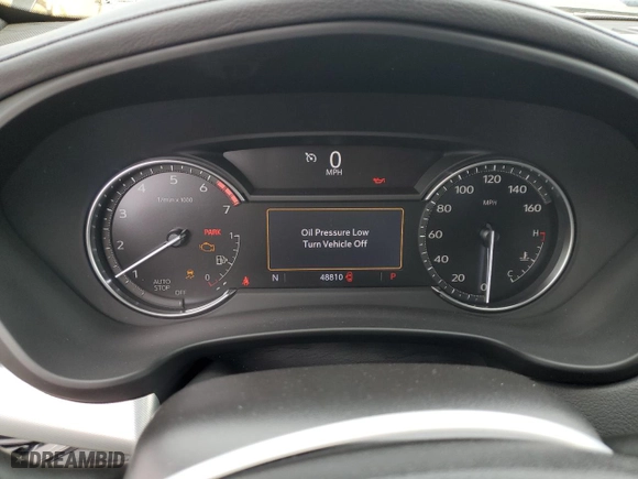 2023 Cadillac XT4 FWD Premium Luxury with VIN 1GYFZCR42PF170188, listed as a Copart auction lot 48849355 with 48,810 mi miles and Salvage Title. Bid and sale history available at carsss.com. Image 9.