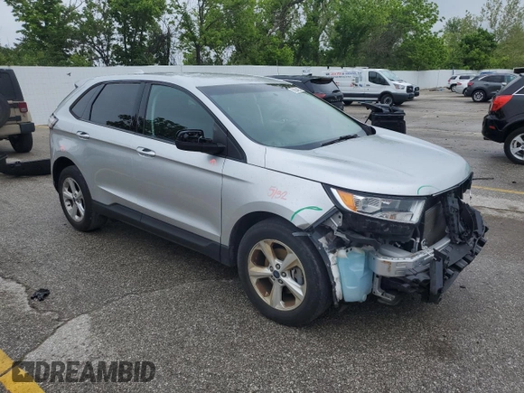 2015 Ford Edge SE z VIN 2FMTK3G85FBB58499, wystawiony jako Copart lot #56654025 z przebiegiem 93 626 mil mil oraz Szkoda całkowita • Salvage title. Historia ofert i sprzedaży dostępna na DreamBid. Obrazek 4.
