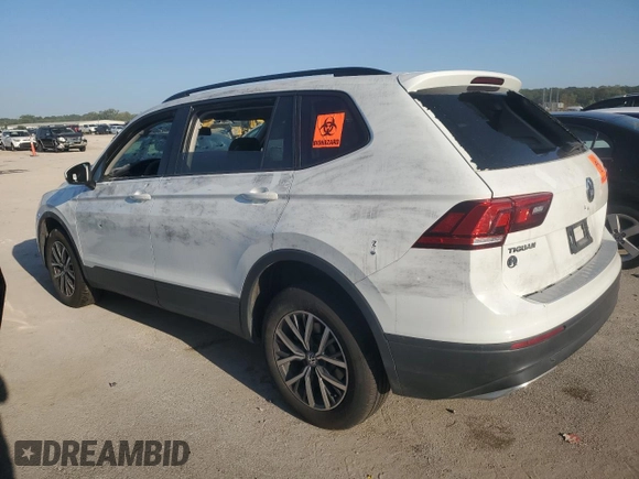 2021 Volkswagen Tiguan S z VIN 3VV1B7AX1MM155177, wystawiony jako Copart lot #70585534 z przebiegiem Nie podano mil oraz Szkoda całkowita • Salvage title. Historia ofert i sprzedaży dostępna na DreamBid. Obrazek 2.