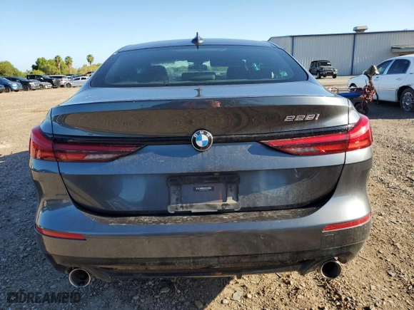 2021 BMW 2 Series 228i with VIN WBA53AK02M7H34054, listed as a Copart auction lot 69124404 with 39,529 mi miles and Salvage Title. Bid and sale history available at carsss.com. Image 6.