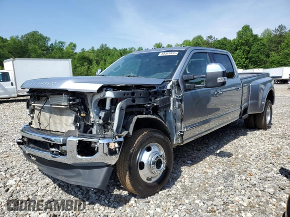 2022 Ford F-350 XL with VIN 1FT8W3DT9NEG30083, listed as a Copart auction lot 55561455 with 31,362 mi miles and Salvage Title. Bid and sale history available at DreamBid. Image 1.