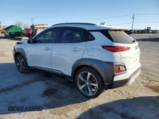 2021 Hyundai Kona Limited with VIN KM8K33A51MU600192, listed as a Copart auction lot 86171894 with 47,116 mi miles and Salvage Title. Bid and sale history available at carsss.com. Image 2.