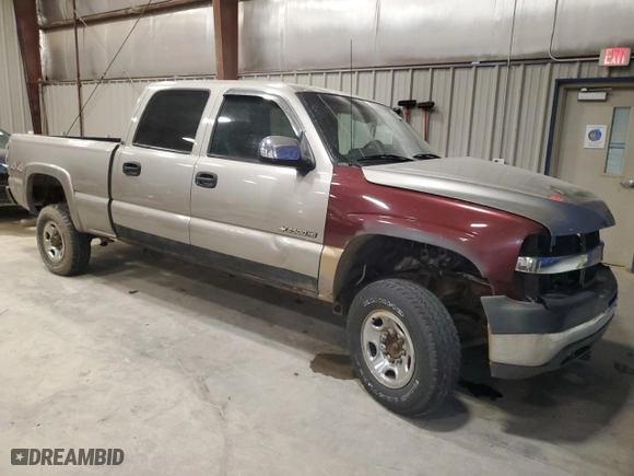 2002 Chevrolet Silverado 2500HD LS with VIN 1GCHK23U42F164049, listed as a Copart auction lot 89321135 with NaN miles and Non Repairable. Bid and sale history available at carsss.com. Image 4.