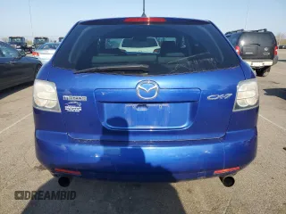 2007 Mazda CX-7 Sport with VIN JM3ER293370118596, listed as a Copart auction lot 53685115 with 195,995 mi miles and Salvage Title. Bid and sale history available at carsss.com. Image 6.
