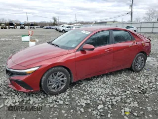 2024 Hyundai Elantra SEL with VIN KMHLM4DG3RU653486, listed as a Copart auction lot 47458555 with 19,444 mi miles and Salvage Title. Bid and sale history available at carsss.com. Image 1.