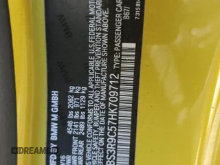 2017 BMW M4 with VIN WBS3R9C57HK709712, listed as a Copart auction lot 69876754 with 48,172 mi miles and Salvage Title. Bid and sale history available at carsss.com. Image 14.