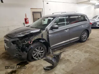 2015 Infiniti QX60 z VIN 5N1AL0MM4FC549146, wystawiony jako Copart lot #54149895 z przebiegiem 136 340 mil mil oraz Szkody całkowita. Historia ofert i sprzedaży dostępna na DreamBid. Obrazek 1.