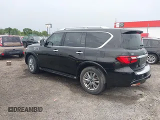 2019 Infiniti QX80 Luxe z VIN JN8AZ2NE9K9232450, wystawiony jako IAAI lot #42171227 z przebiegiem 98 279 mil mil oraz . Historia ofert i sprzedaży dostępna na DreamBid. Obrazek 3.