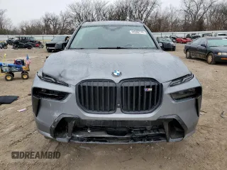 2024 BMW X7 M60i with VIN 5UX33EM08R9U14632, listed as a Copart auction lot 44566175 with 0 mi miles and Salvage Title. Bid and sale history available at carsss.com. Image 5.