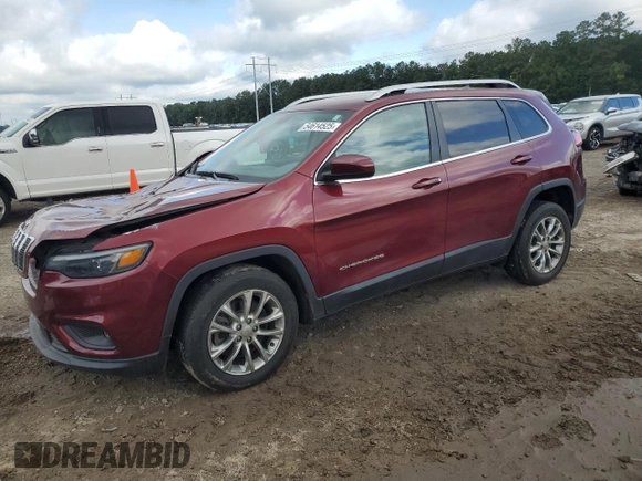 2019 Jeep Cherokee Latitude Plus z VIN 1C4PJLLB9KD204558, wystawiony jako Copart lot #54614525 z przebiegiem 31 449 mil mil oraz Szkoda całkowita • Salvage title. Historia ofert i sprzedaży dostępna na DreamBid. Obrazek 1.