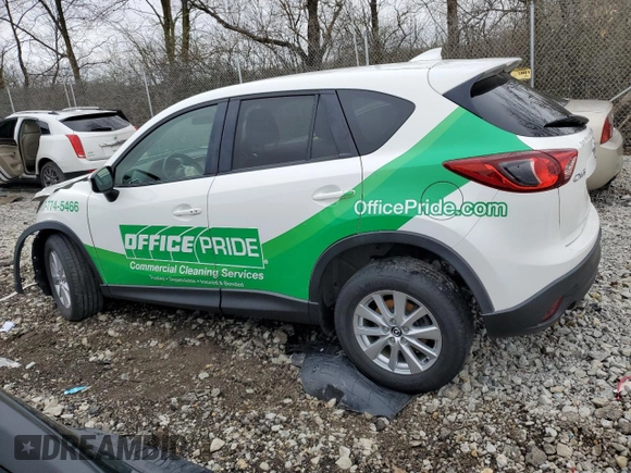 2016 Mazda CX-5 Touring with VIN JM3KE2CY4G0605549, listed as a Copart auction lot 51176155 with 0 mi miles and Salvage Title. Bid and sale history available at carsss.com. Image 2.