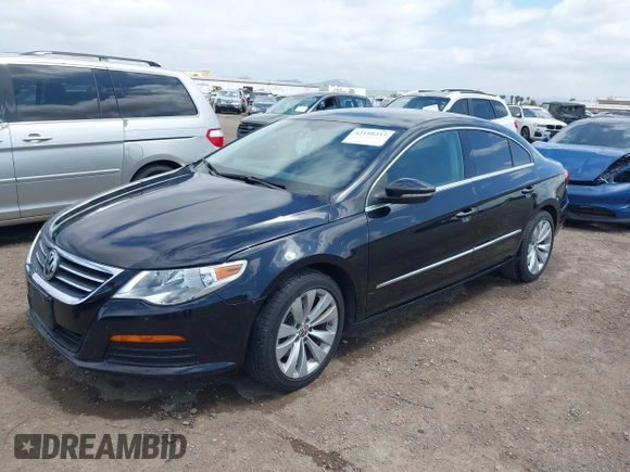 2012 Volkswagen CC Sport PZEV with VIN WVWMP7AN3CE516747, listed as a IAAI auction lot 42150237 with 125,157 mi miles. Bid and sale history available at carsss.com. Image 2.