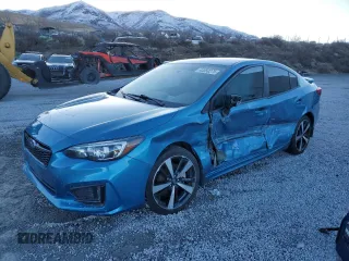 2019 Subaru Impreza Sport with VIN 4S3GKAJ69K3602737, listed as a Copart auction lot 43350275 with 0 mi miles and Salvage Title. Bid and sale history available at carsss.com. Image 1.