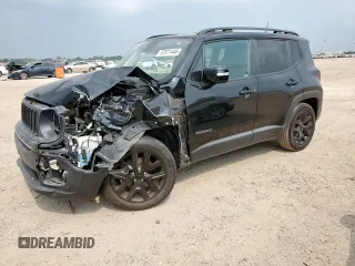 2018 Jeep Renegade Latitude with VIN ZACCJABB2JPH42698, listed as a Copart auction lot 57571445 with 68,692 mi miles and Salvage title. Bid and sale history available at DreamBid. Image 1.
