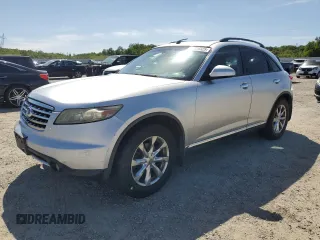 2007 Infiniti FX35 with VIN JNRAS08W77X206232, listed as a Copart auction lot 52020325 with 189,266 mi miles and Clean Title. Bid and sale history available at carsss.com. Image 1.
