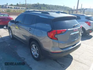 2020 GMC Terrain SLE with VIN 3GKALMEV0LL110856, listed as a IAAI auction lot 42110806 with 54,663 mi miles and . Bid and sale history available at carsss.com. Image 3.