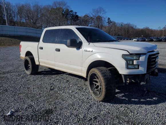 2016 Ford F-150 XL with VIN 1FTEW1CF4GFB28274, listed as a Copart auction lot 86977004 with 202,243 mi miles and Salvage Title. Bid and sale history available at carsss.com. Image 4.