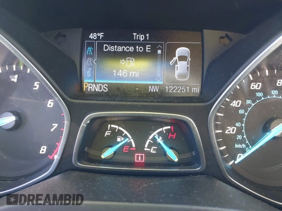 2016 Ford Escape SE with VIN 1FMCU0G97GUA80692, listed as a IAAI auction lot 41860124 with 122,251 mi miles. Bid and sale history available at carsss.com. Image 7.
