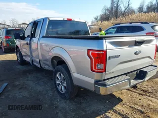 2016 Ford F-150 XL with VIN 1FTEX1C88GFA51522, listed as a IAAI auction lot 41674507 with 154,743 mi miles and . Bid and sale history available at carsss.com. Image 3.
